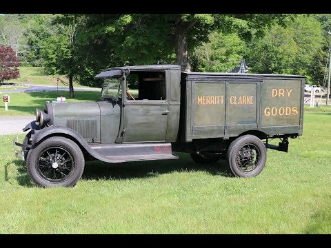 Thumbnail for A 95-Year-Old 1928 Ford Model AA Peddler Truck Still On The Job by Ford Model AA