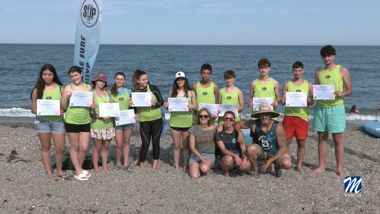 Celebrado el curso de Paddle surf con la delegación de juventud
