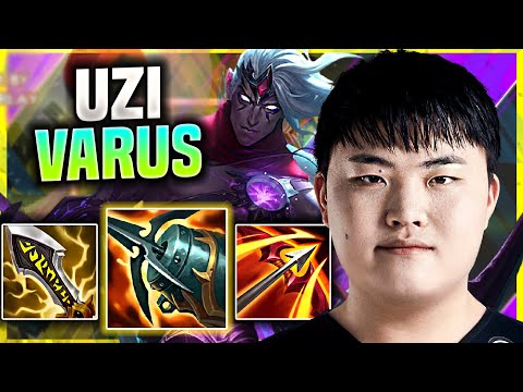 UZI IS READY FOR VARUS! - Uzi Plays Varus ADC vs Tristana! | Season 11