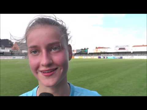 Margaux Eymael na DVC Eva's Tienen - KAA Gent Ladies op 27.08.2016