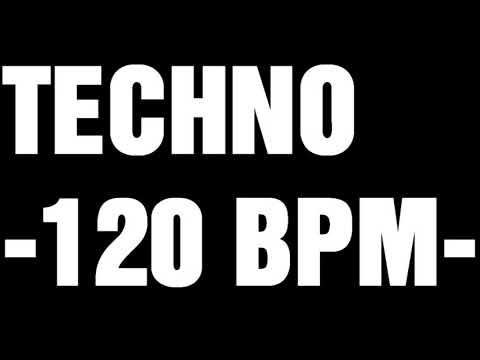 TECHNO BASS TRACK FOR DRUM PRACTICE -120 BPM-