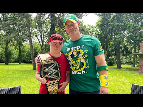 John Cena meets teen who fled Ukraine