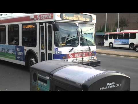 SEPTA - 2002 New Flyer D40LF #5526 on route 8 Express to FTC @  Broad and Olney