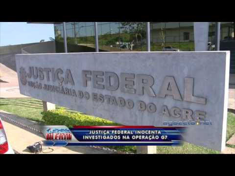 Justiça Federal inocenta investigados da operação G7 10 01 17