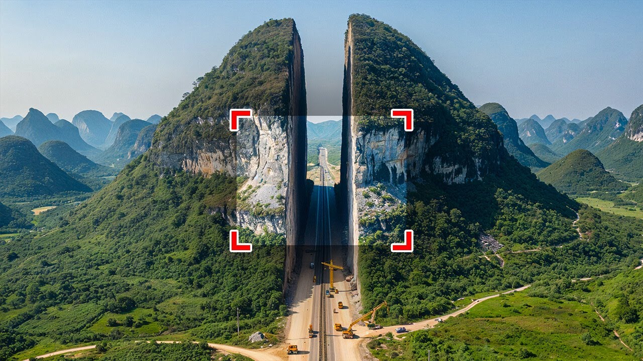 They Cut Through a Mountain to Build This Insane Bridge