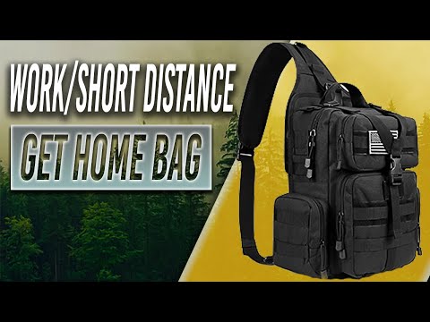 My Work/Short Distance Get Home Bag.  Complete Loadout.  Every Day Work Carry.