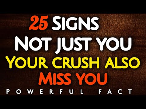 25 Signs Your Crush is Also Miss You 🧠🤫! Psychology fact about love ! Psychology fact 