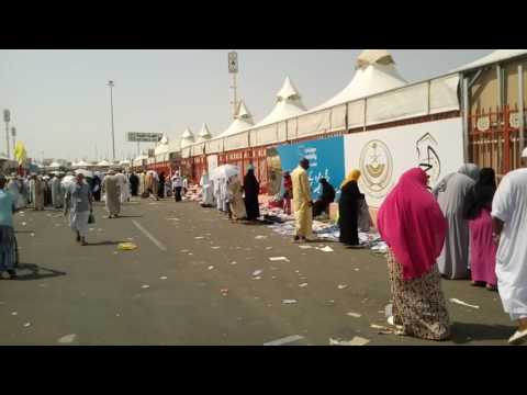 مخيمات منى اثناء موسم الحج