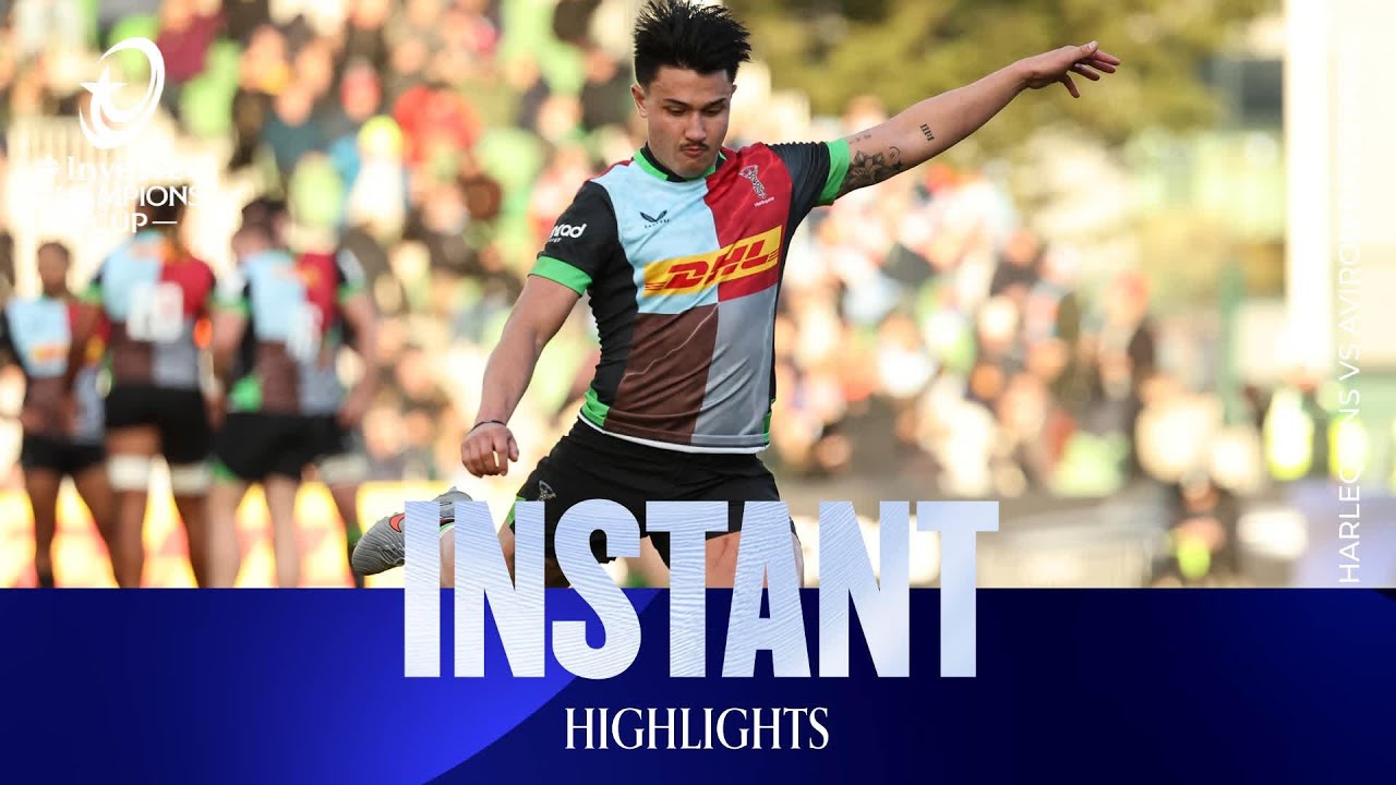 Instant Highlights - Harlequins v Aviron Bayonnais | Investec Champions Cup 2025/26
