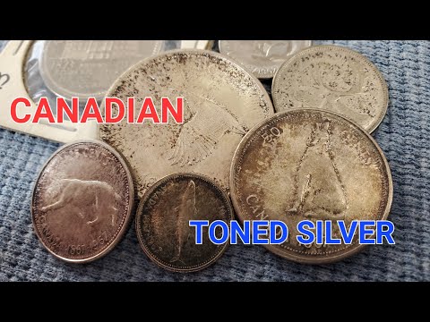 Ebay Purchase: Canadian 1867-1967 Centennial Silver Set w/ Toning & Commemorative Dollar