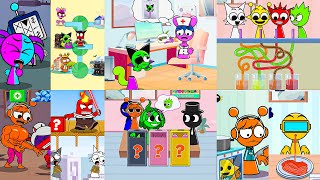 Copycat Detect, Singing challenge and All Sprunki Funny Animations | Top Sprunki Moments (PART 43)