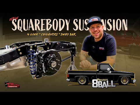 Installing Our New Bolt-On Squarebody 4 Link Coilover Kit!