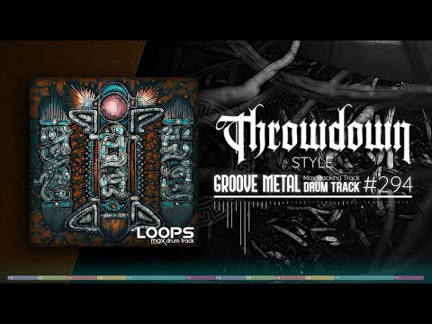 Groove Metal Drum Track / Throwdown Style / 130 bpm