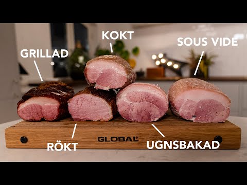 Julskinka på 5 olika sätt (röka, grilla, sous vide, ugnsbaka, koka)