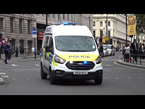 Metropolitan Police / 2021 Ford Transit Custom / Cage Van / Responding