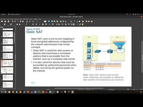 CCNAv7 ENSA Module 6 NAT For IPv4
