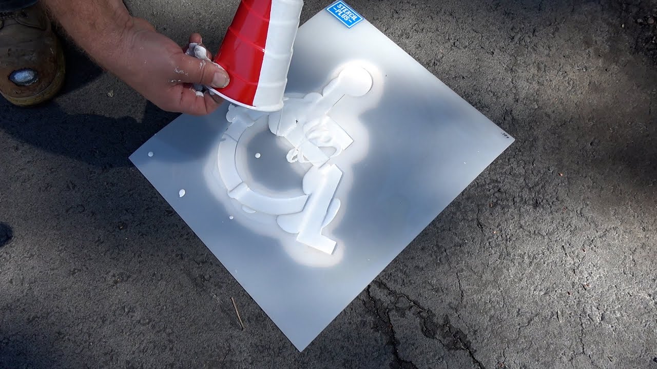 On the lot with Fill McCrackin - Handicap Stencils