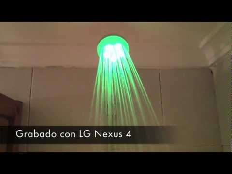 Teléfono de ducha led
