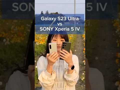 "Galaxy S23 Ultra vs Xperia 5 IV – SHOCKING Camera Winner?!"😲🔥 #shorts #shortsfeed #SamsungvsSony