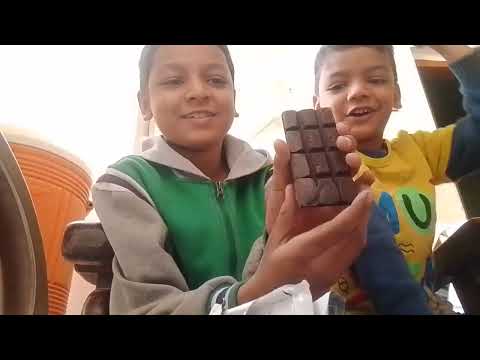 Trying maaz Safdar chocolate