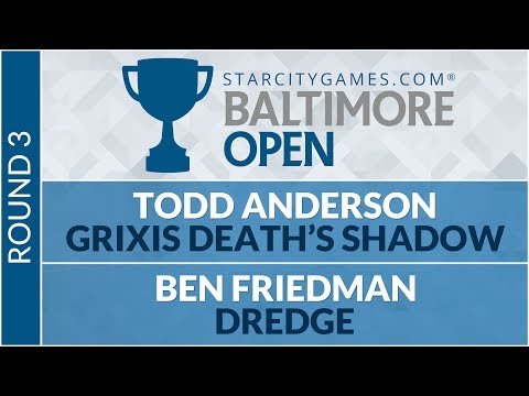 SCGBALT - Round 3 - Todd Anderson vs Ben Friedman