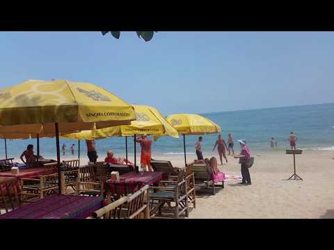 Bamboo Bar and Restaurant on Lamai Beach on Koh Samui in Thailand