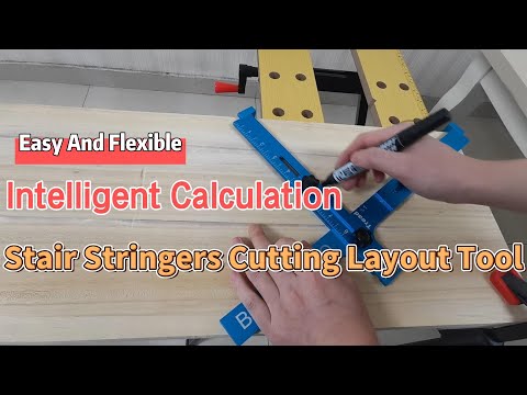 First Time Building Stairs Stringers || Just Four Steps || Stair Design Calculator