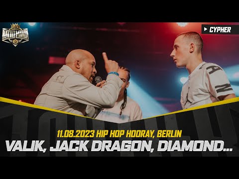 Hip Hop Hooray: 11.08.23 - Cypher mit , VALIK,JACK DRAGON, FLYING STEPS ACADEMY u.v.m.