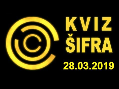 KVIZ ŠIFRA (28.03.2019)