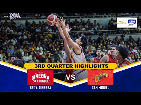 BRGY. GINEBRA vs. SAN MIGUEL | SEMIS GAME 1 | 3RD QUARTER HIGHLIGHTS | PBA SEASON 50 PHILIPPINE CUP