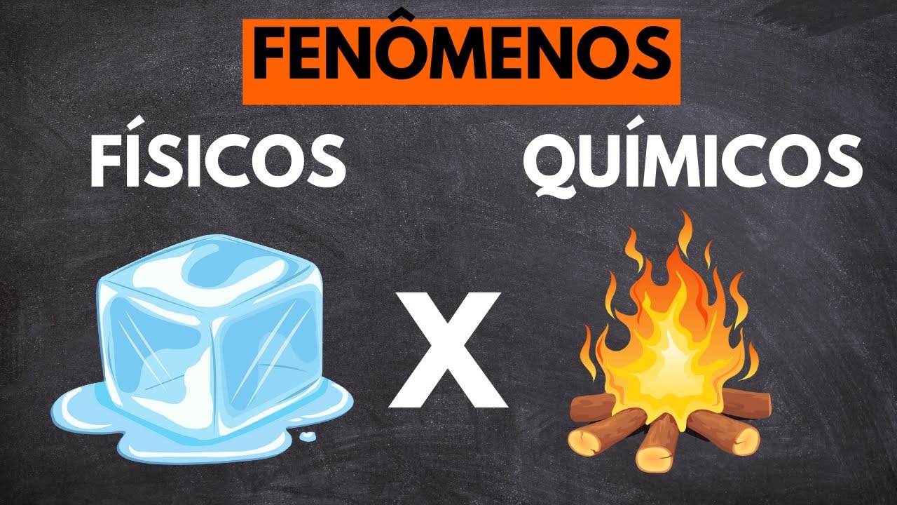A DIFERENÇA ENTRE FENÔMENOS FÍSICOS E QUÍMICOS