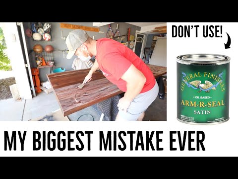 My BIGGEST Mistake Ever! Don't use ARM-R-SEAL SATIN for this!