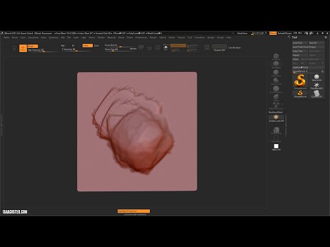 Introduction to Zbrush  05 - Additional Brushes,  Smooth Brush