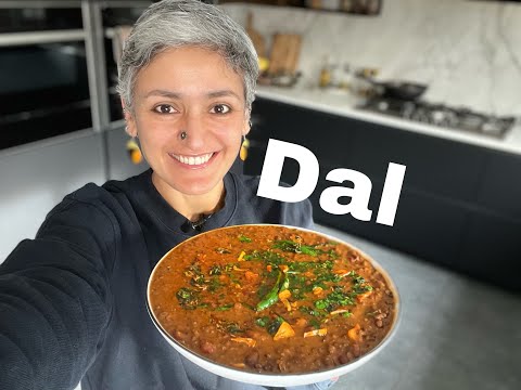 BLACK LENTILS WITH RED KIDNEY BEANS finished with delicious chilli garlic tadka