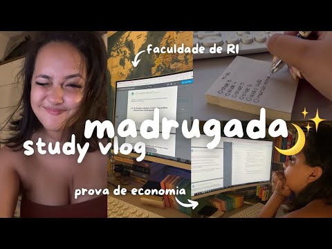 study vlog madrugada
