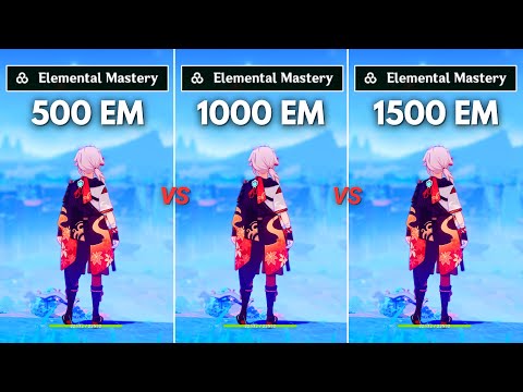 500 EM vs 1000 EM !! Best Build for F2P Kazuha?? [ Genshin Impact ]