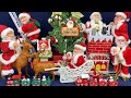 8 Minutes Satisfying With Unboxing Christmas Santa Claus Climbing Toys Set Collection Review ASMR