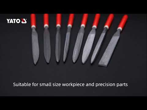 Набор надфилей YATO 10 шт. длиной 180/85 мм для обработки материалов Набор надфилей YATO 10 шт. длиной 180/85 мм для обработки материалов