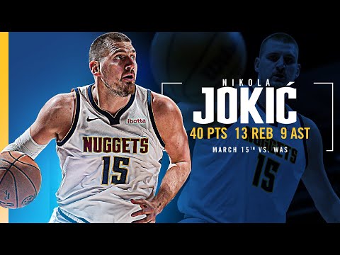 Nikola Jokić Full Game Highlights vs. Wizards 📺 | 3/15/25