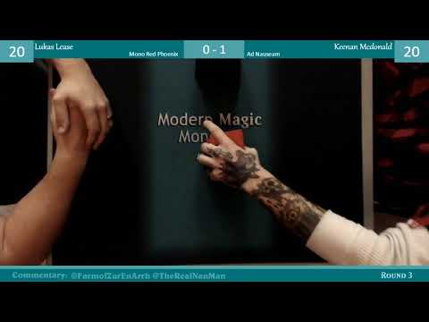 Mono Red Phoenix vs Ad Nauseam Round 3 Modern Magic Mondays 4/1