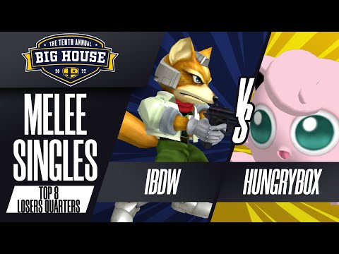 iBDW vs Hungrybox - Melee Singles Top 8: Losers Quarters - The Big House 10 | Fox vs Jigglypuff