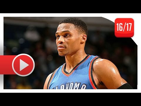 Russell Westbrook Full Highlights vs Pelicans (2016.12.21) - 42 Pts, 10 Reb, 7 Ast, CRAZY!