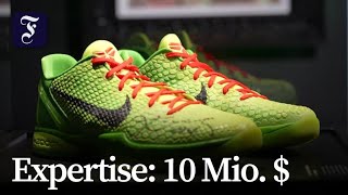 Kobes „Grinch“-Sneaker werden versteigert