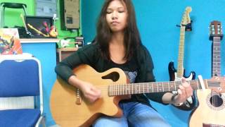 Guitare Liy¨ge Christophe Mae - On s attache - cover lesson guitar (Awasaya)