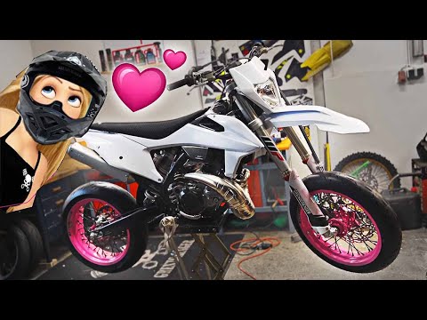 Epischer Supermoto Umbau für meine Freundin - KTM EXC 300