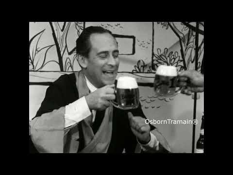 1966 Burger Beer Commercial - "What Did He Say?" with Louis Nye