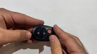 2007-2018 Toyota Tundra Key Fob Transmitter Battery Replacement Instructions