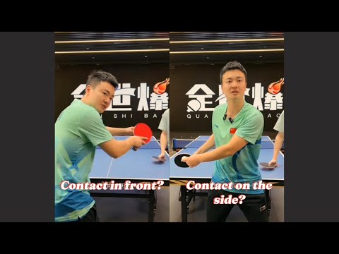 Former Chinese National Team player Liu Jikang Reveals The Ball Contact Triangle 🏓🏆