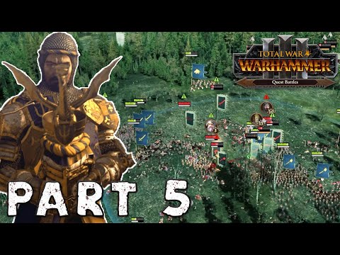 TRIDENT OF MANANN! - TOTAL WAR WARHAMMER 3 QUEST BATTLES Let's Play Part 5 (1440p 60FPS)