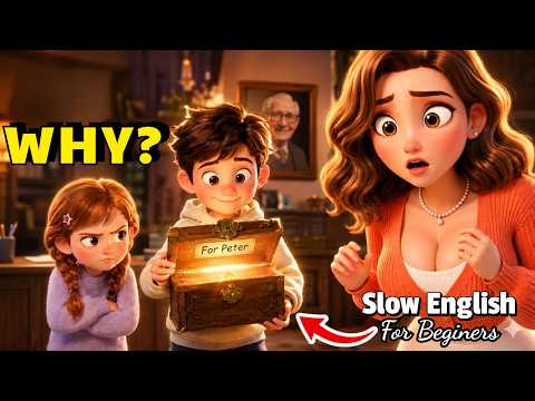 Only Peter Got a Box from Grandpa… Why? | Easy English Listening A2